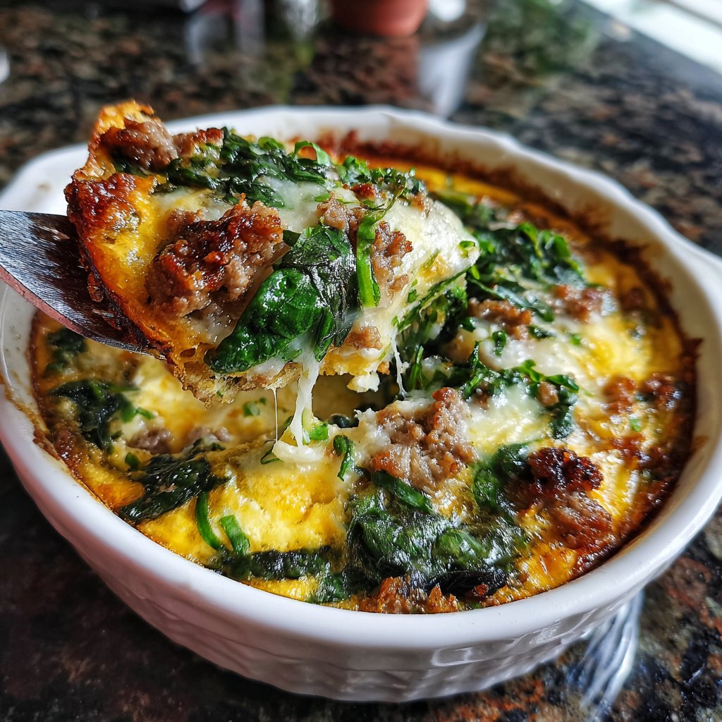 Keto Breakfast Ideas With Sausage And Spinach