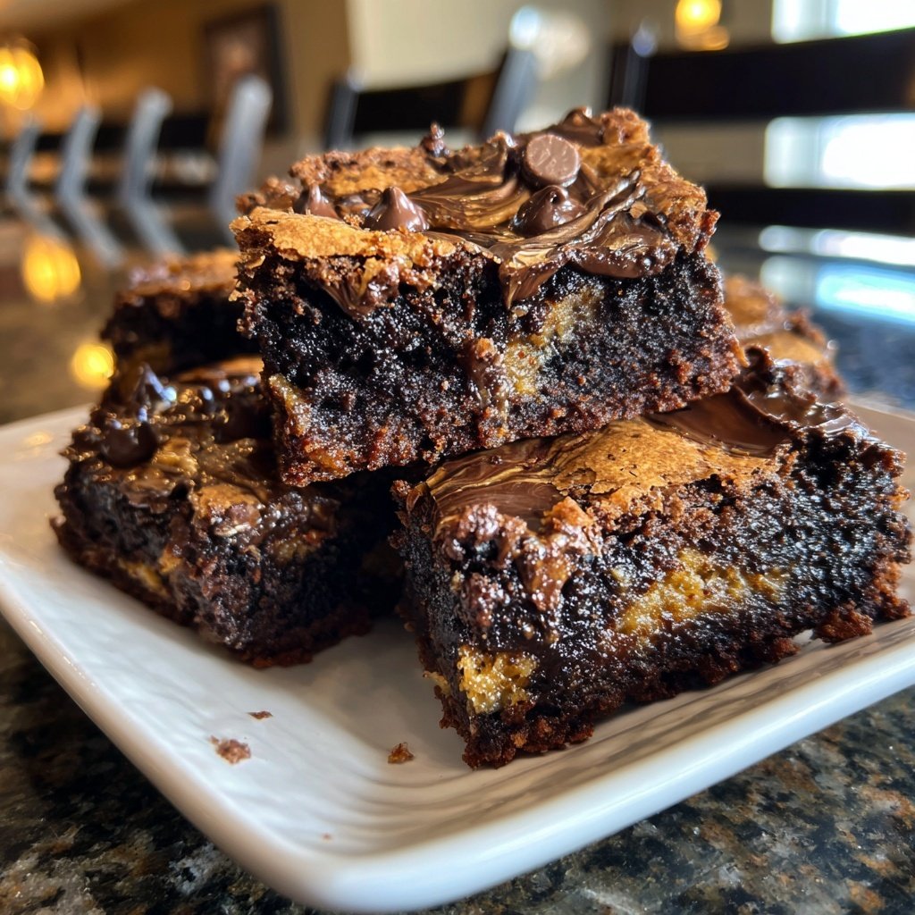 The Best Fudgy Chewy Browkies (Brookies) - Savvy Bites