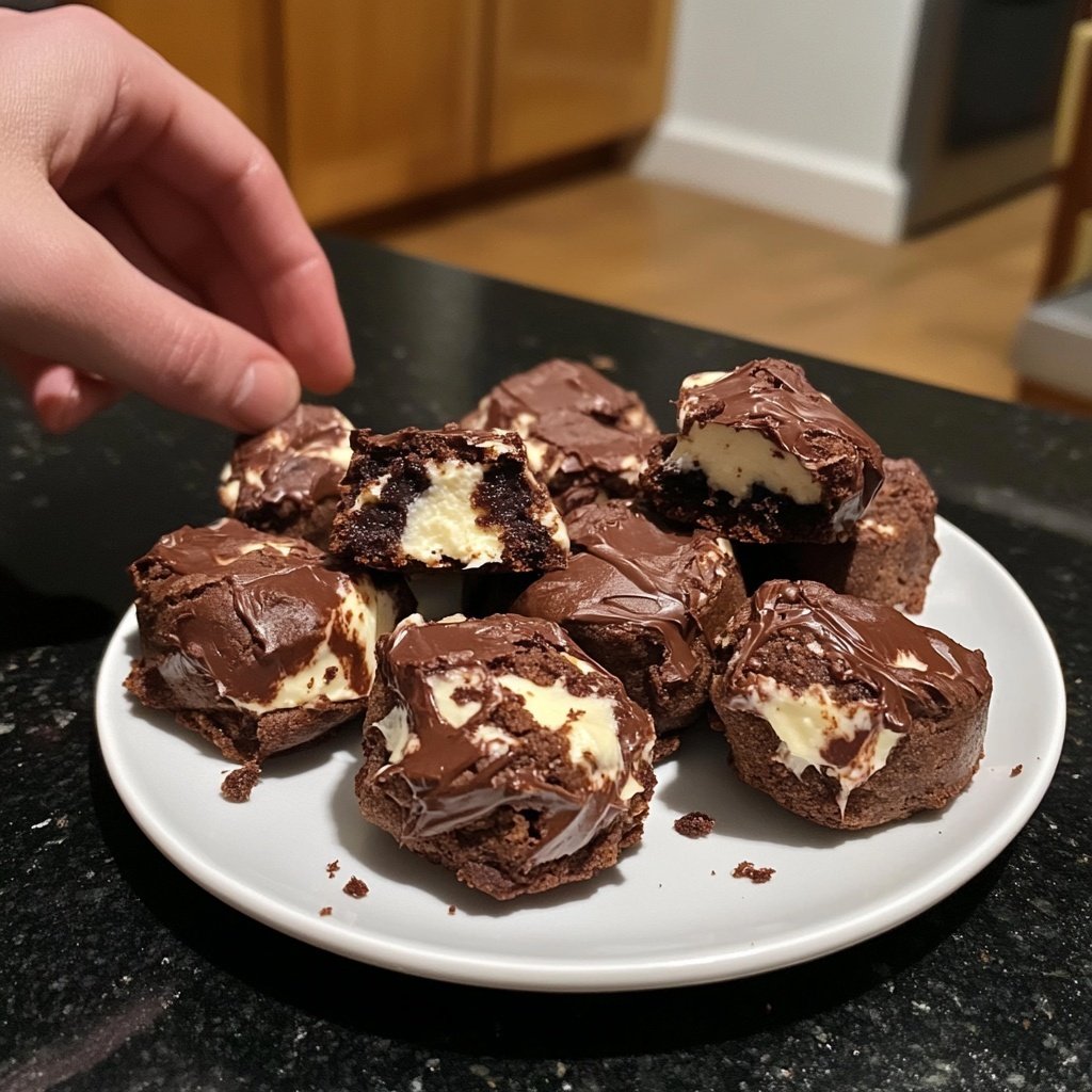 Choco Cheesecake Cookie Bites