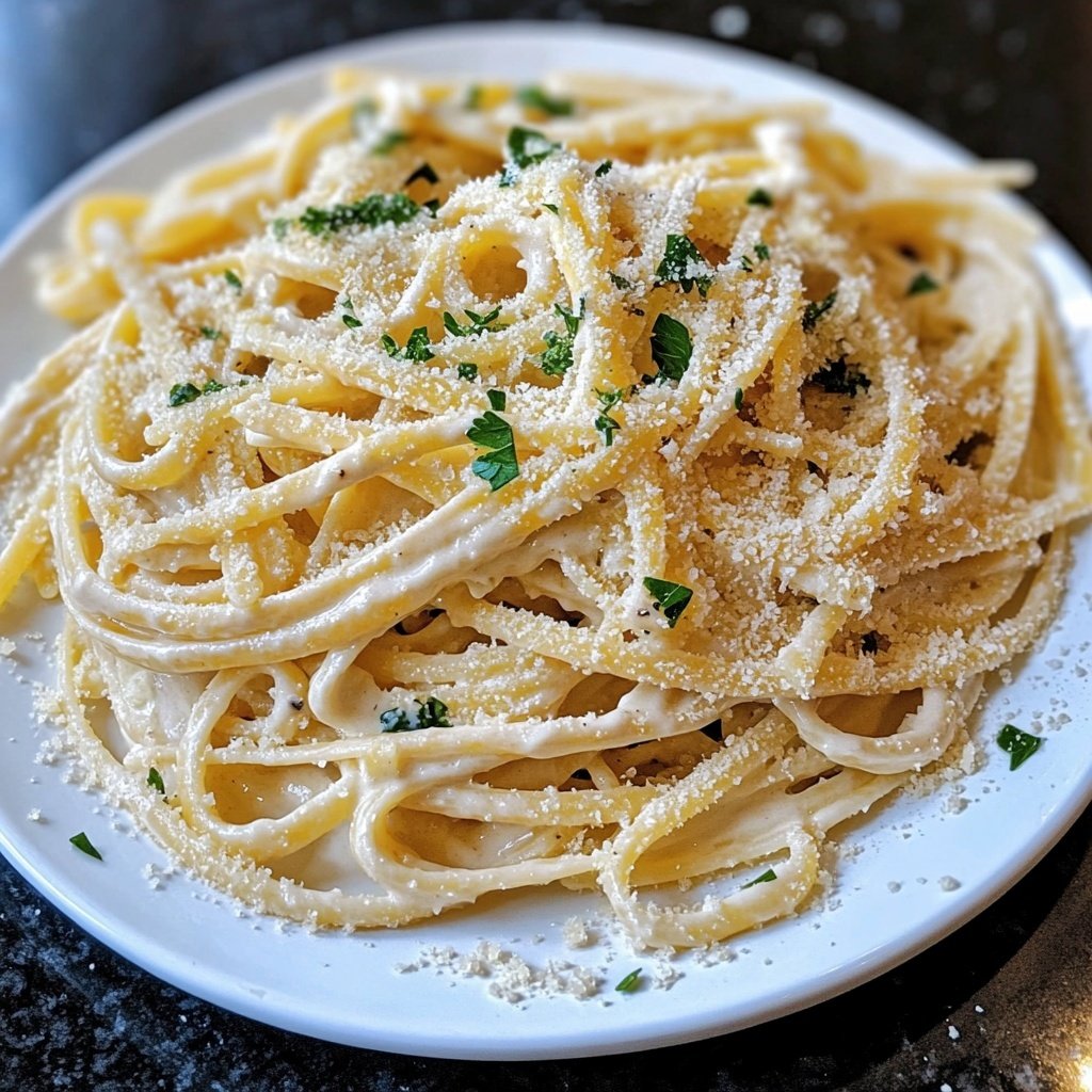 Easy Creamy Garlic Pasta