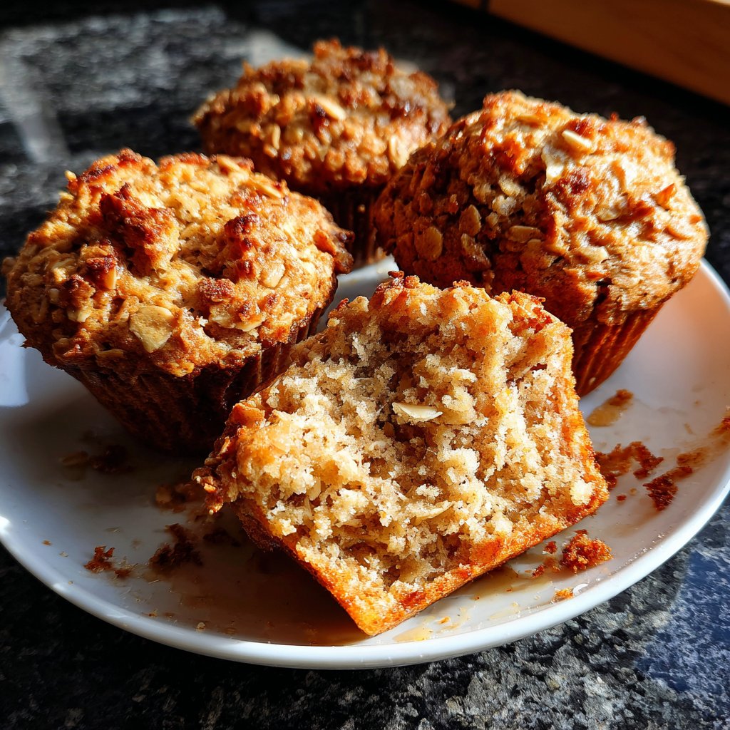 Healthy Oatmeal Muffins With Honey