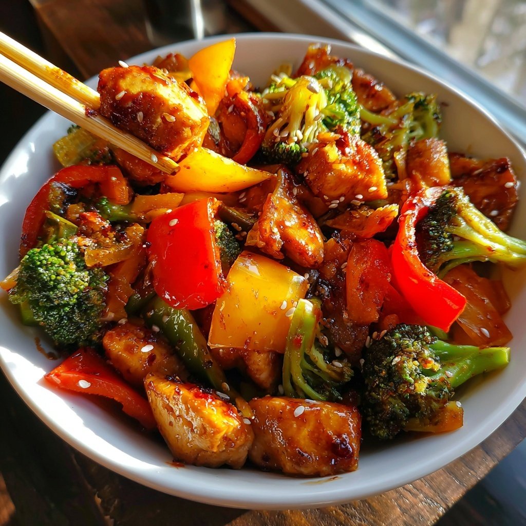 High Protein Chicken Stir Fry