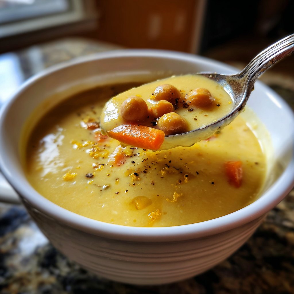 Creamy Lemon Chickpea Soup