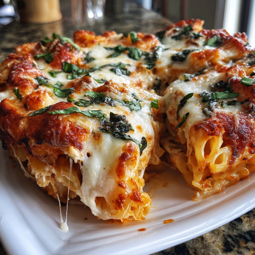 Valentine Pasta Bake with Cream Sauce