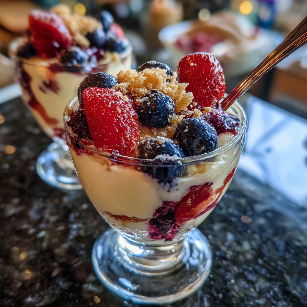 Berry Yogurt Dessert Glasses