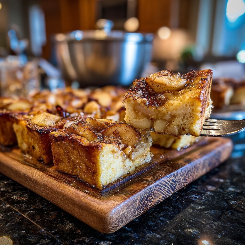Apple Cinnamon Baked French Toast