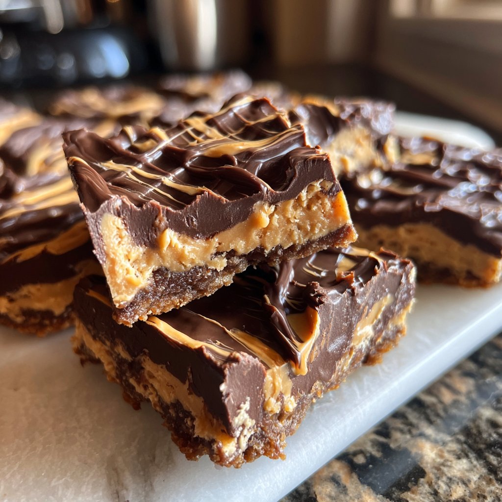 Chocolate Tahini Swirl Bars